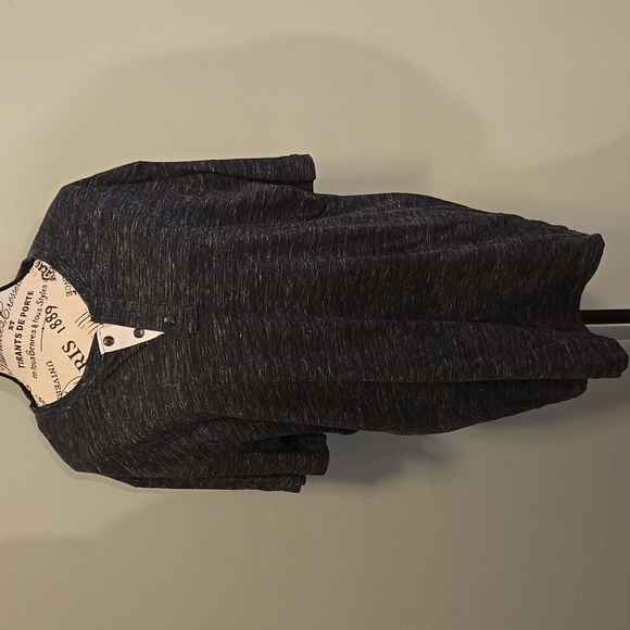 Grey Button Tee - Picture 1 of 6